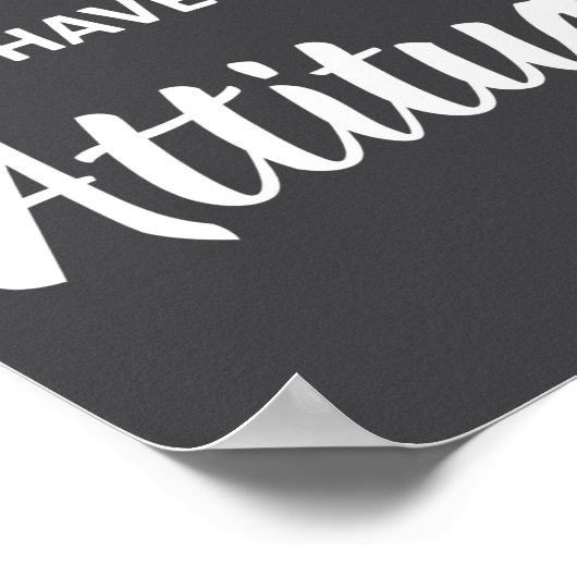 So Apparently I Have An Attitude  ポスター (角)