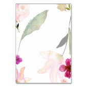 So Beautiful Waterカラーフローラテーブル番号 テーブルナンバー (裏面)