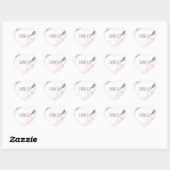 So Beautiful Water colorフローラありがとう ハートシール (シート)