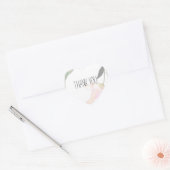 So Beautiful Water colorフローラありがとう ハートシール (封筒)