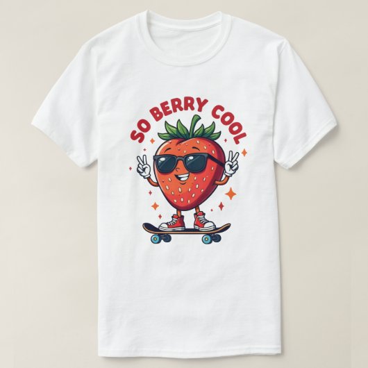 So Berry Fruit クール Lover Strawberry Season Tシャツ (デザイン正面)
