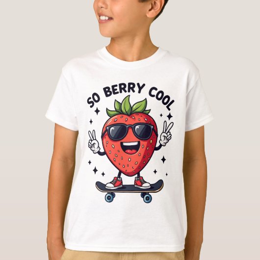 So Berry Fruit クール Lover Strawberry Season Tシャツ (正面)