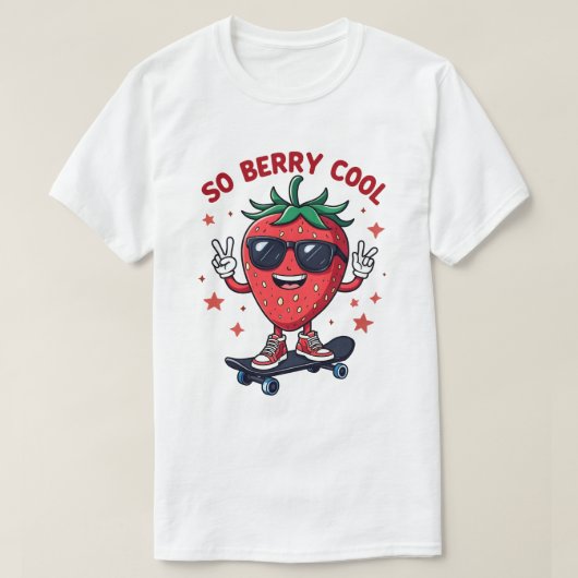 So Berry Fruit クール Lover Strawberry Season Tシャツ (デザイン正面)
