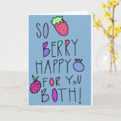 So Berry Happy for 結婚 you's/ベビーカード カード (黄色い花)