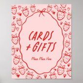 So Berry Sweetコケお洒落ットカード&ギフト ポスター (正面)