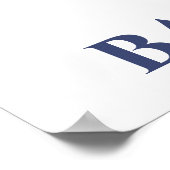 So berry Sweet Baby Showerウェルカムサイン ポスター (角)