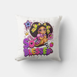 So Blessed™ StarBerry | かわいい女の子のイチゴのデザイン クッション