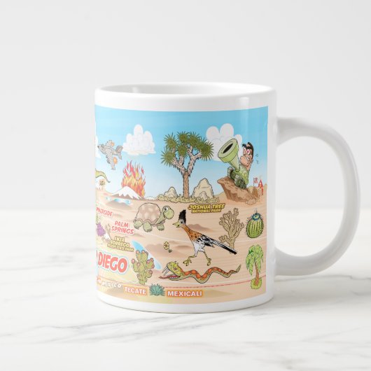 So Cal巨大コーヒーマグ ジャンボコーヒーマグカップ (右)