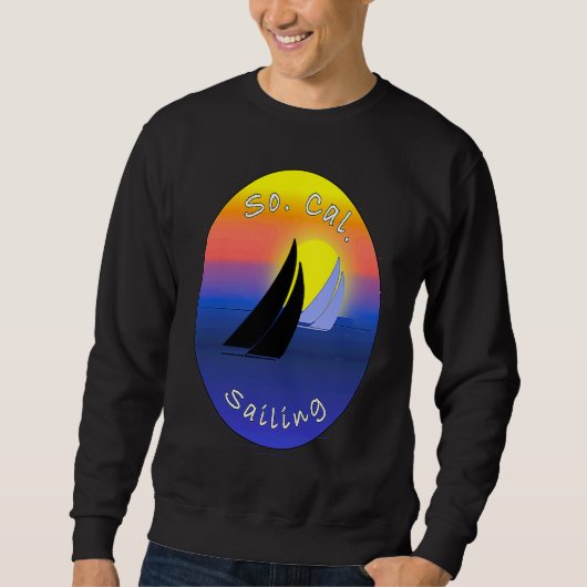 So Cal Sailing Printed On Back スウェットシャツ (正面)