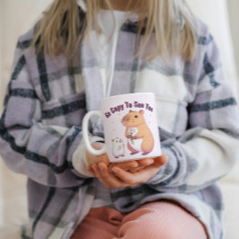 So Cape To See You - Cute Capybara Art コーヒーマグカップ