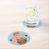 So Cute Hercules Round Paper Coaster ラウンドペーパーコースター (インサイチュ)