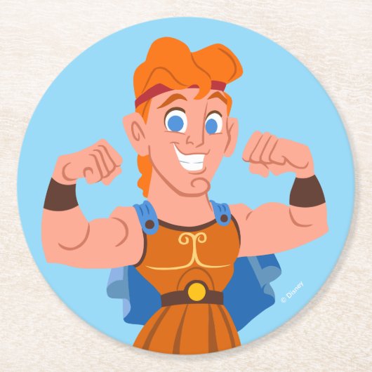 So Cute Hercules Round Paper Coaster ラウンドペーパーコースター (正面)