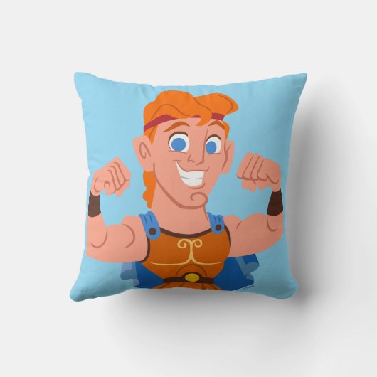 So Cute Hercules Throw Pillow クッション (裏面)