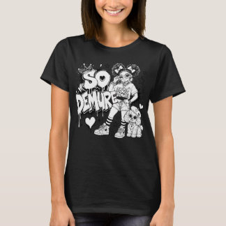So Demure™ ガールズベストフレンド グラフィックTシャツ Tシャツ