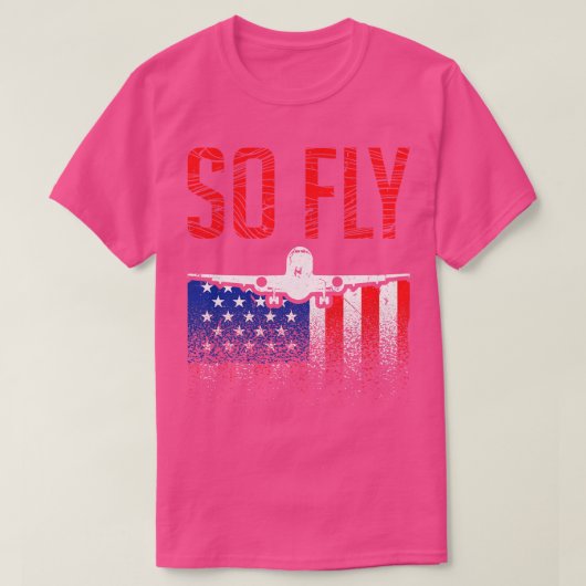 So Fly USAパイロット機 Tシャツ (デザイン正面)