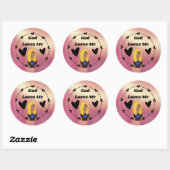 So Glam God Loves Me Fancy Classic Round Sticker ラウンドシール (シート)