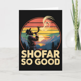 So Good Funny Rosh Hashanah Jewish Holiday Sho Far カード