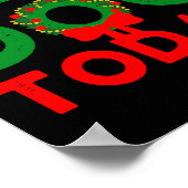 So Good News I Saw A Dog Today Christmas Elf Xmas ポスター (角)