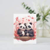So Happy Together Pandaペア シーズンポストカード (スタンド正面)