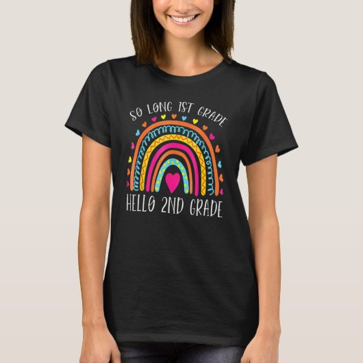 So Long 1年生Hello 2年生先生生 Tシャツ (正面)