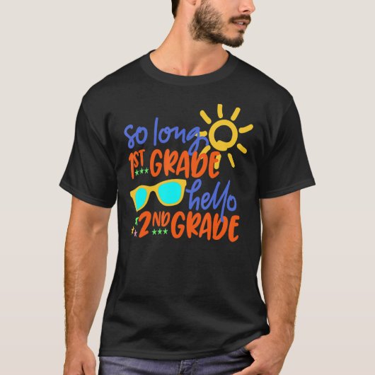 So Long 1年生Hello 2年生先生生 Tシャツ (正面)