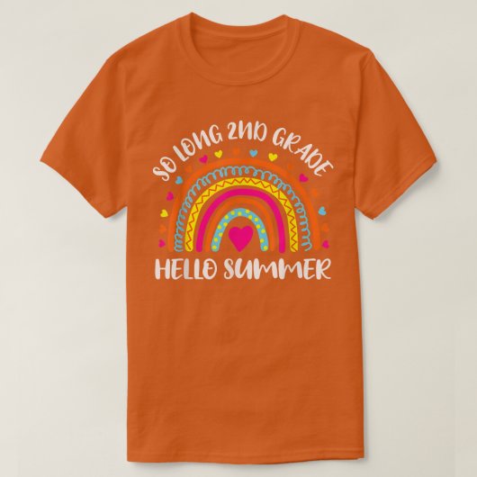 So Long 2年生ハローサマー先生生徒 Tシャツ (デザイン正面)