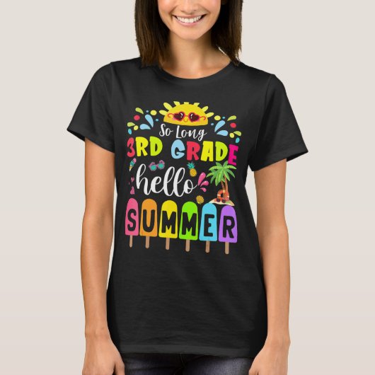 So Long 3年生Hello夏先生生 Tシャツ (正面)