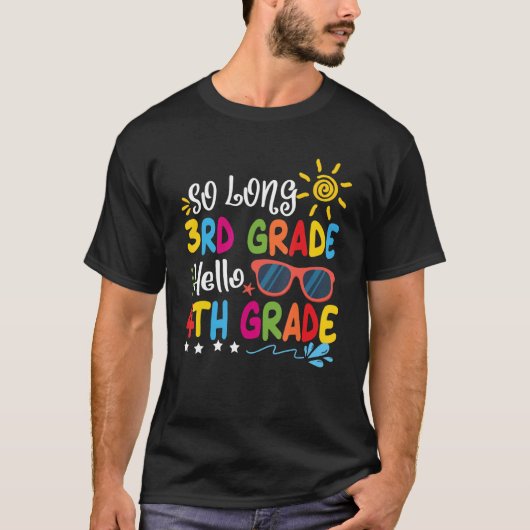 So Long 3年生Hello 4年生先生生 Tシャツ (正面)