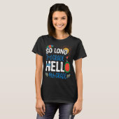 So Long 3年生Hello 4年生先生 Tシャツ (正面フル)