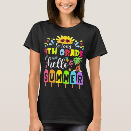 So Long 4年生Hello夏先生生 Tシャツ (正面)