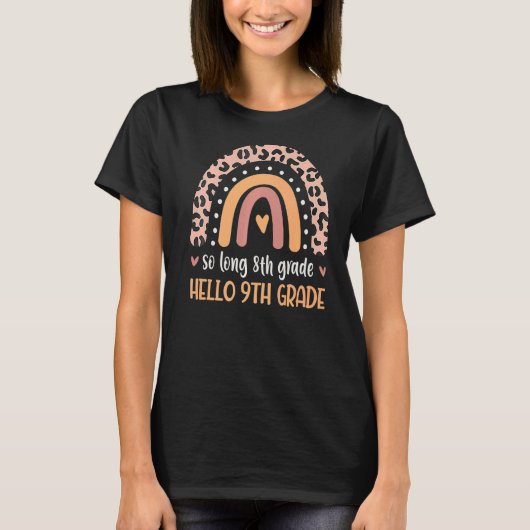So Long 8年生Hello 9年生先生 Tシャツ (正面)