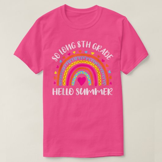 So Long 8年生Hello Summer先生学生の子供 Tシャツ (デザイン正面)