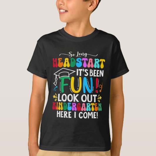 So Long Headstart卒業2025幼稚園彼女 Tシャツ (正面)