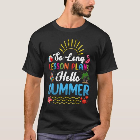 So Long Lesson Plans先生学生子供Hello Su Tシャツ (正面)