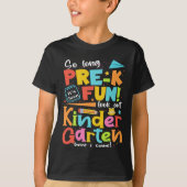 So Long Pre K Kindergarten Here I Come Graduation  Tシャツ (正面)