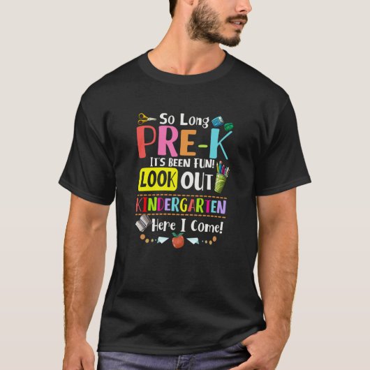 So Long Pre K Preschool幼稚園クラス2023 Gr Tシャツ (正面)