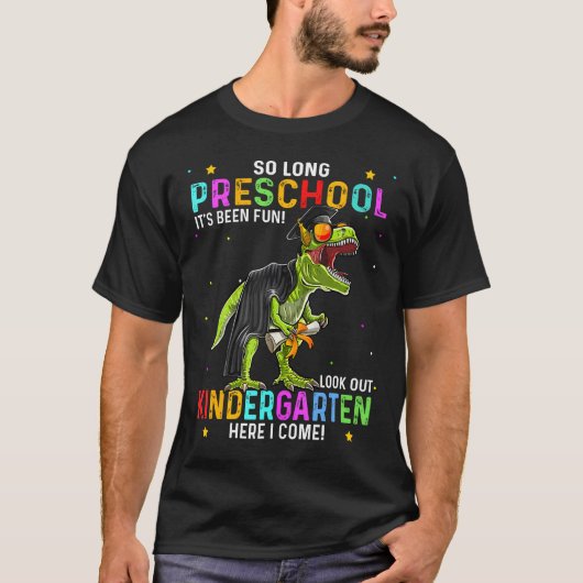 So Long Preschool卒業クラス2024 Prek Dinos Tシャツ (正面)