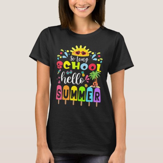 So Long School Hello Summer先生 Tシャツ (正面)