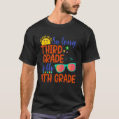 So Long Third Grade Hello 4th Grade Teacher Studen Tシャツ (正面)