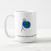 SO-LOVEDのクラシックで白いマグ コーヒーマグカップ (左)