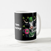 So Luckin'Boujeeレトロ聖パトリックの日 コーヒーマグカップ (正面右)