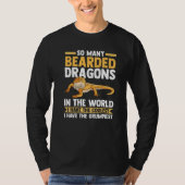 So Many Bearded Dragons Reptiles Tシャツ (正面)