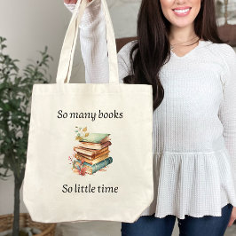 So many books, so little time tote bag トートバッグ