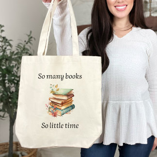So many books, so little time tote bag トートバッグ