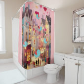 SO MANY VALENTINES FOR DELIVERY シャワーカーテン (インサイチュ)
