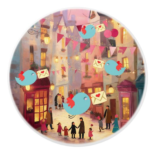 SO MANY VALENTINES FOR DELIVERY セラミックノブ (正面)