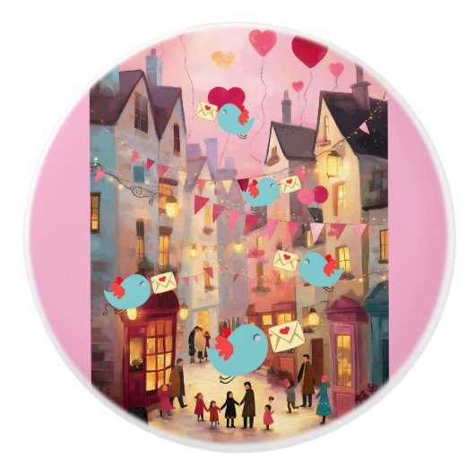 SO MANY VALENTINES FOR DELIVERY セラミックノブ (正面)