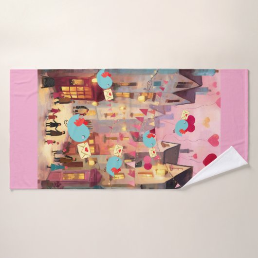 SO MANY VALENTINES FOR DELIVERY バスタオル (バスタオル)