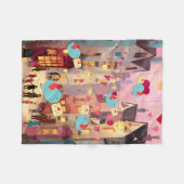 SO MANY VALENTINES FOR DELIVERY フリースブランケット (正面(横))