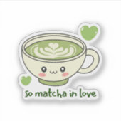 So Matcha In Love Cute シール (正面)